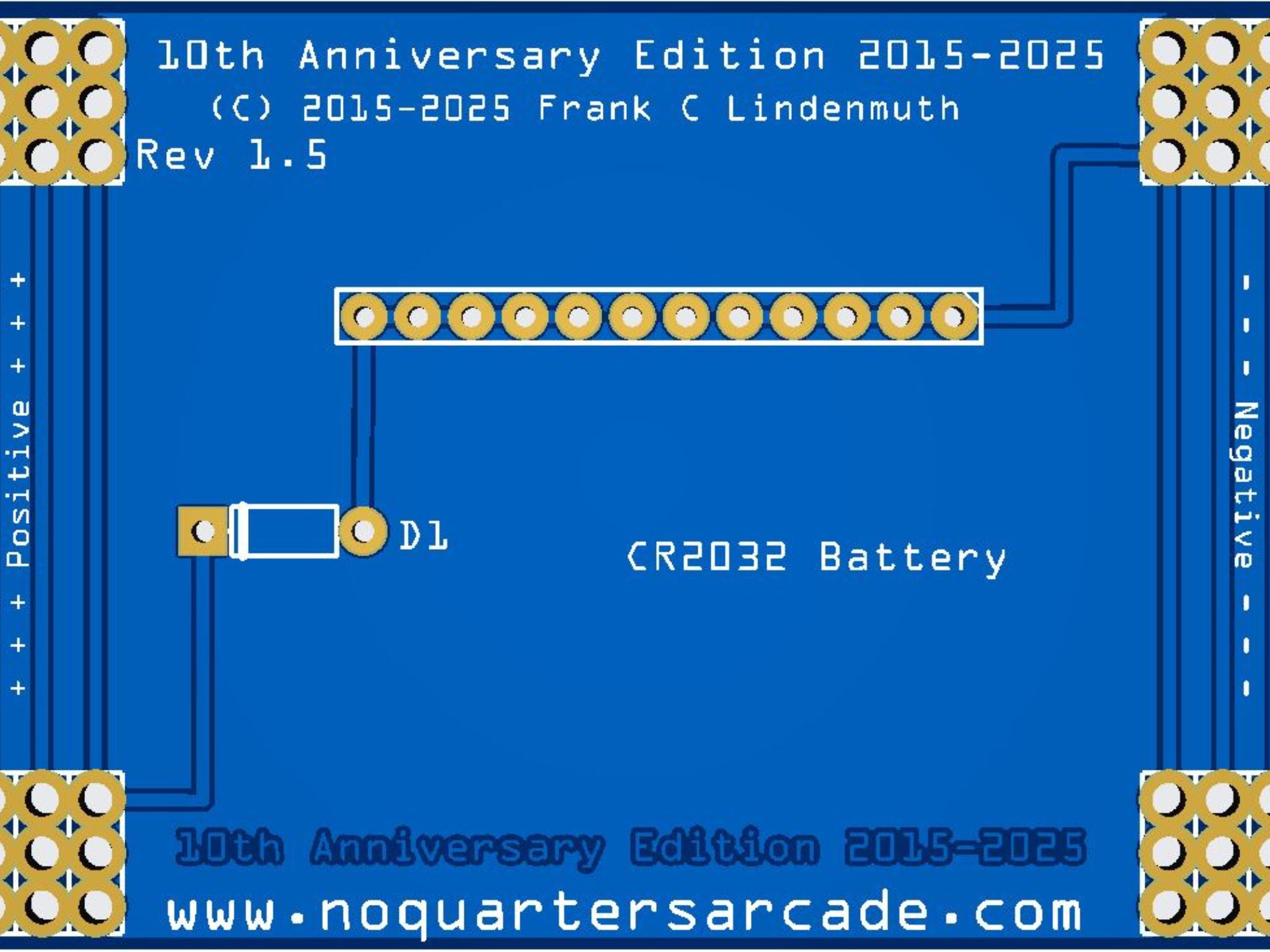 Franks Original 10th Anniversary Battery Board